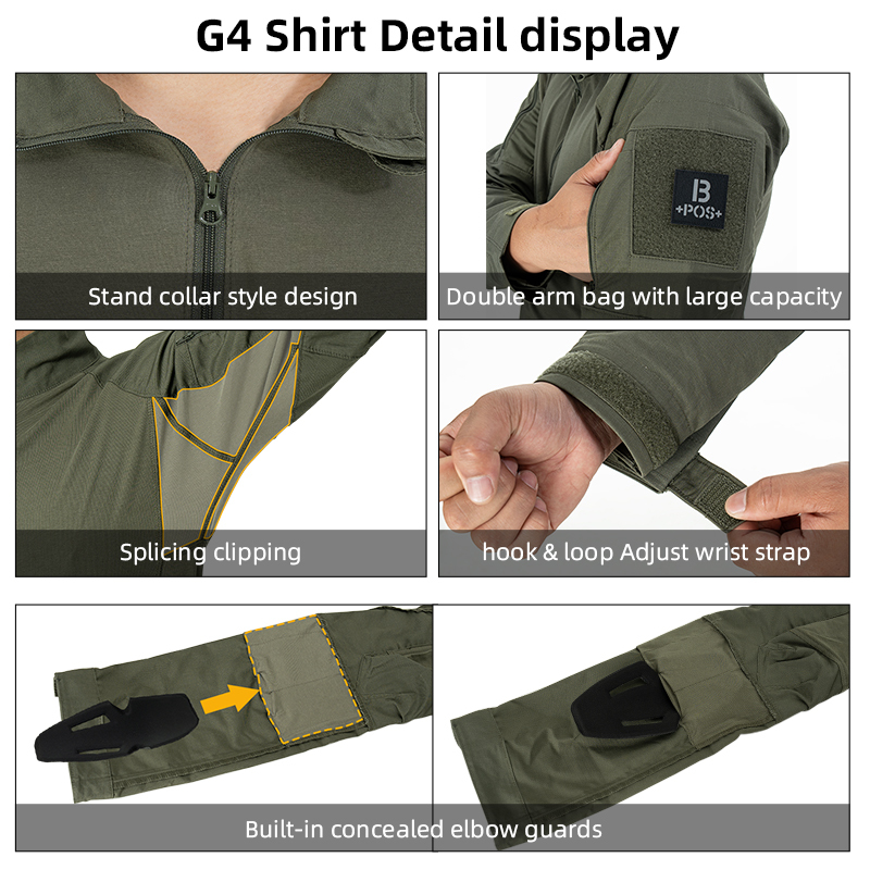 IDOGEAR Gen4 Tactical Uniform with Knee Pads Update Ver For Outdoor Airsoft/Shooting/Training Sport UT3005