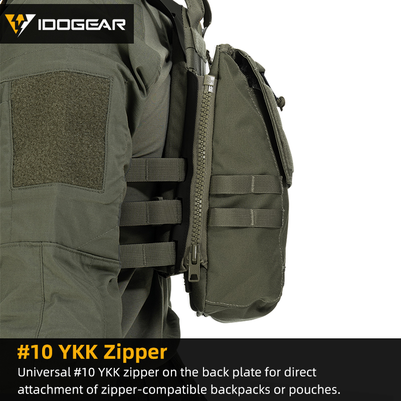 IDOGEAR JPC 2.0 Tactical Vest Airsoft Tactical Plate Carrier 500D Nylon 3312
