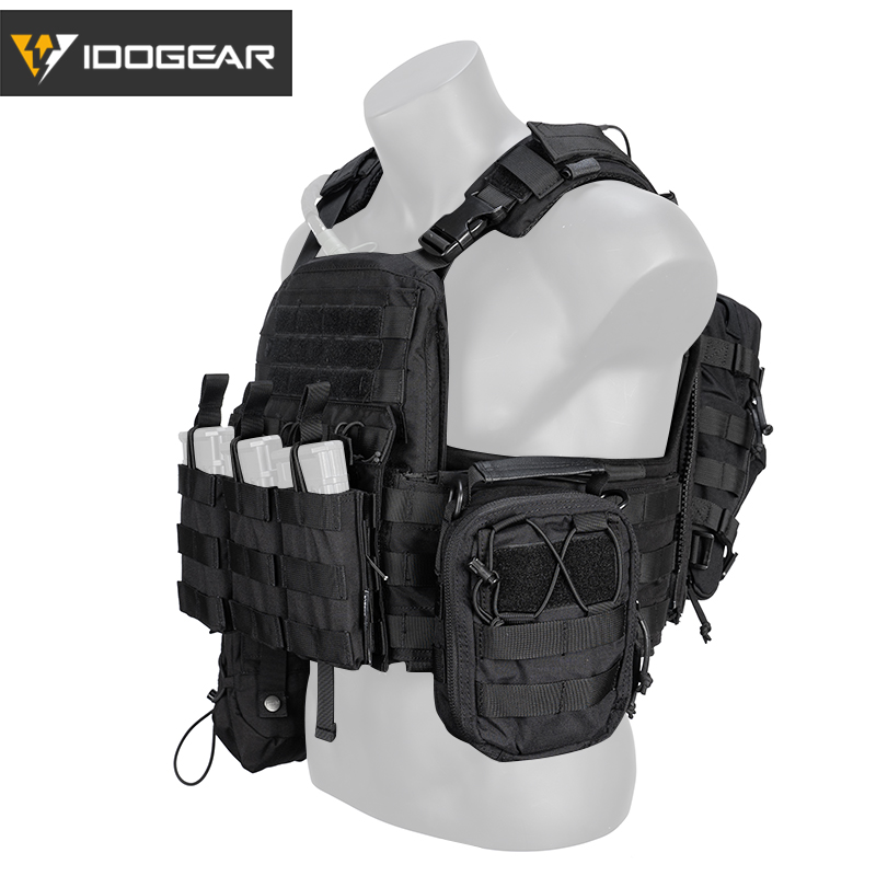 IDOGEAR Tactical Vest Cherry Plate Carrier CPC Molle Genuine CP Body Armor Webbing Vest Set