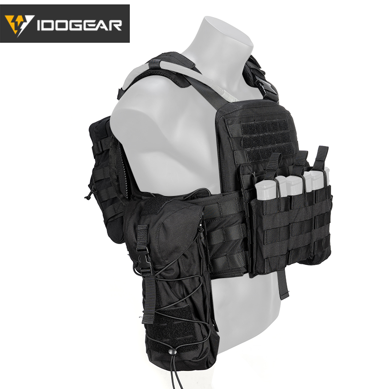 IDOGEAR Tactical Vest Cherry Plate Carrier CPC Molle Genuine CP Body Armor Webbing Vest Set