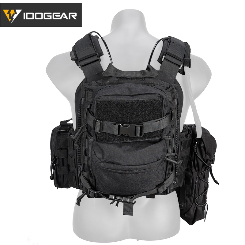IDOGEAR Tactical Vest Cherry Plate Carrier CPC Molle Genuine CP Body Armor Webbing Vest Set