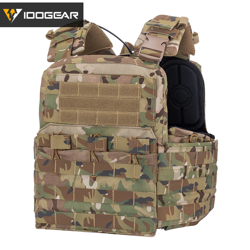 IDOGEAR Molle Tactical CPC Vest Body Armor Outdoor Combat Carrier Plate Genuine Pure Color Series 3313-IDOGEAR INDUSTRIAL