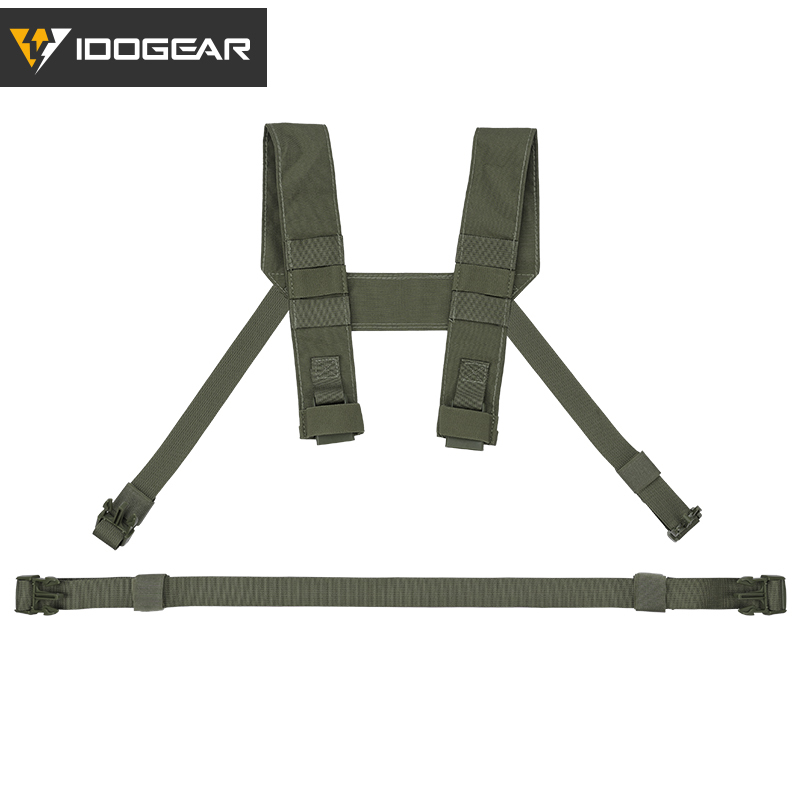 IDOGEAR Tactical Fat Strap Shoulder Strap & Back Strap H Harness for C