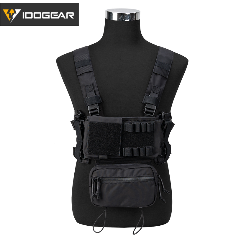 IDOGEAR MK3 Tactical Chest Rig Modular Lightweight Training