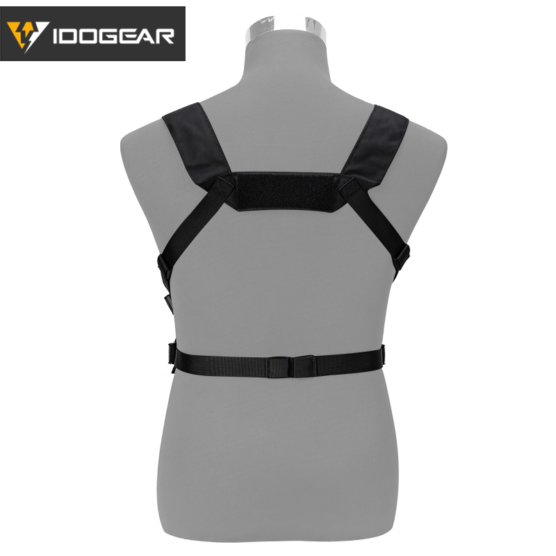 IDOGEAR MK3 Tactical Chest Rig Modular Lightweight Training Vest Full Set 5.56 Mag Pouch 3317