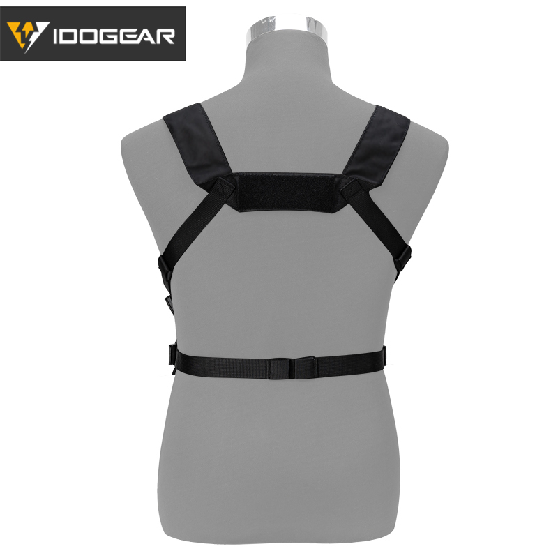 IDOGEAR MK3 Tactical Chest Rig Modular Lightweight Training Vest Full Set 5.56 Mag Pouch 3317