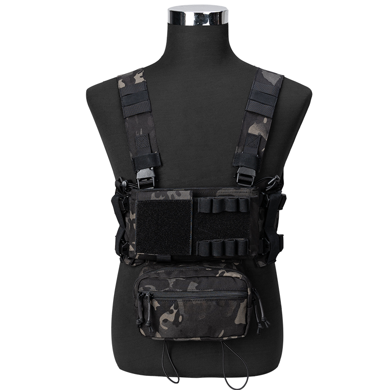 IDOGEAR MK3 Tactical Chest Rig Combat Vest Full Set 5.56 Mag Pouch