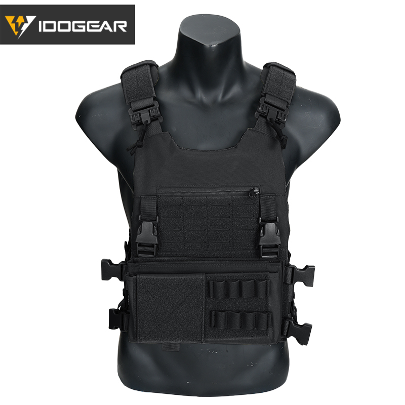 IDOGEAR LSR Tactical Plate Carrier with MK3 Placard Holder 3318-2Pack