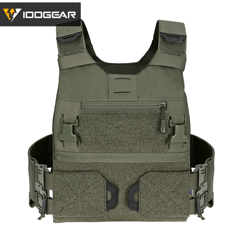 IDOGEAR Tactical 3.0 FCSK Vest Quick Release With Elastic Sides for Airsoft Military 3320