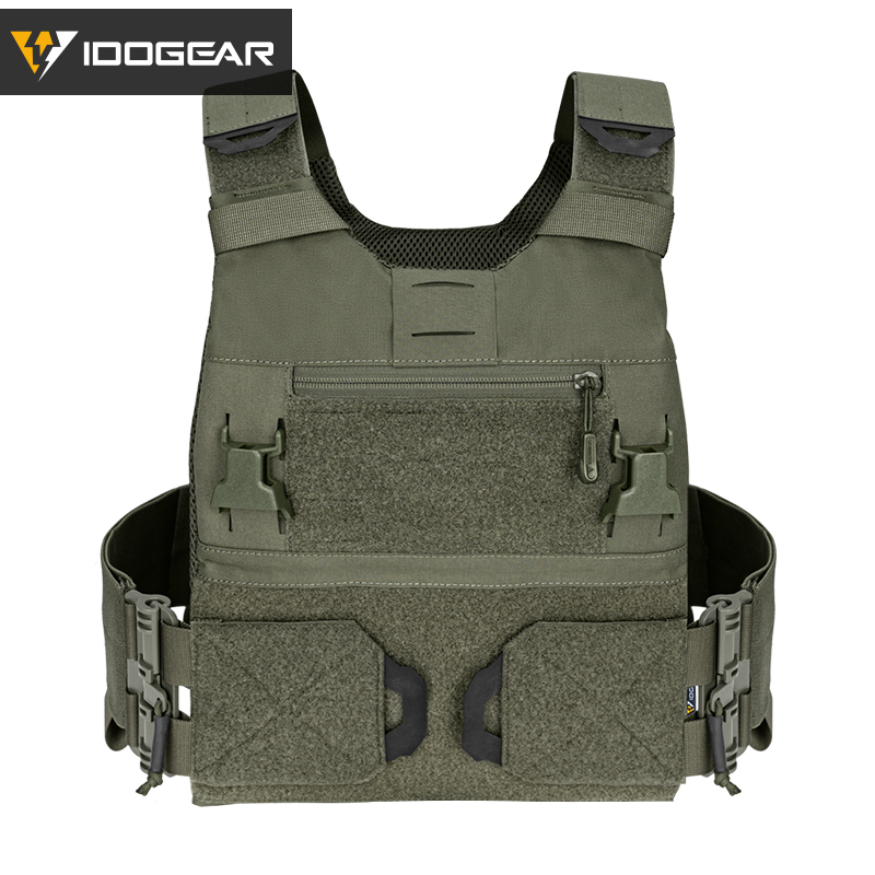 IDOGEAR Tactical 3.0 FCSK Vest Quick Release With Elastic Sides for Airsoft Military 3320