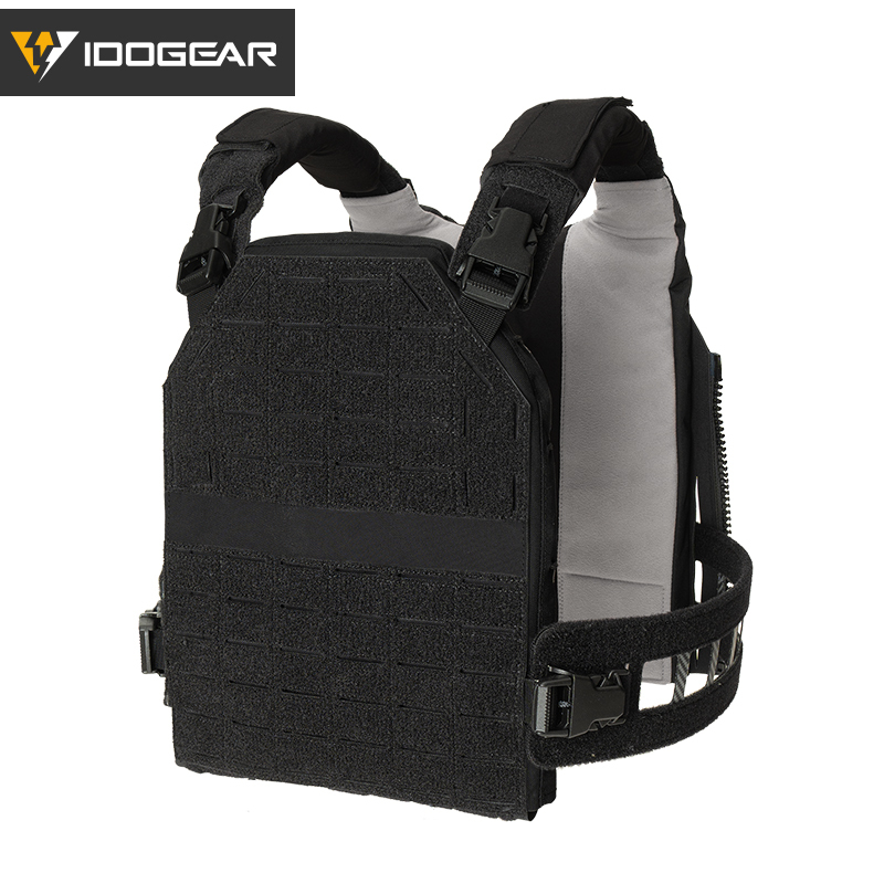 IDOGEAR Tactical Vest with Quick Release System Loop MOLLE Breathable Sweat-adsorbent Multi-function 3321