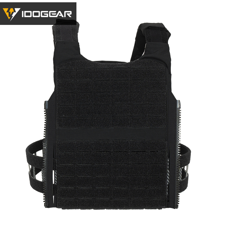 IDOGEAR Tactical Vest with Quick Release System Loop MOLLE Breathable Sweat-adsorbent Multi-function 3321