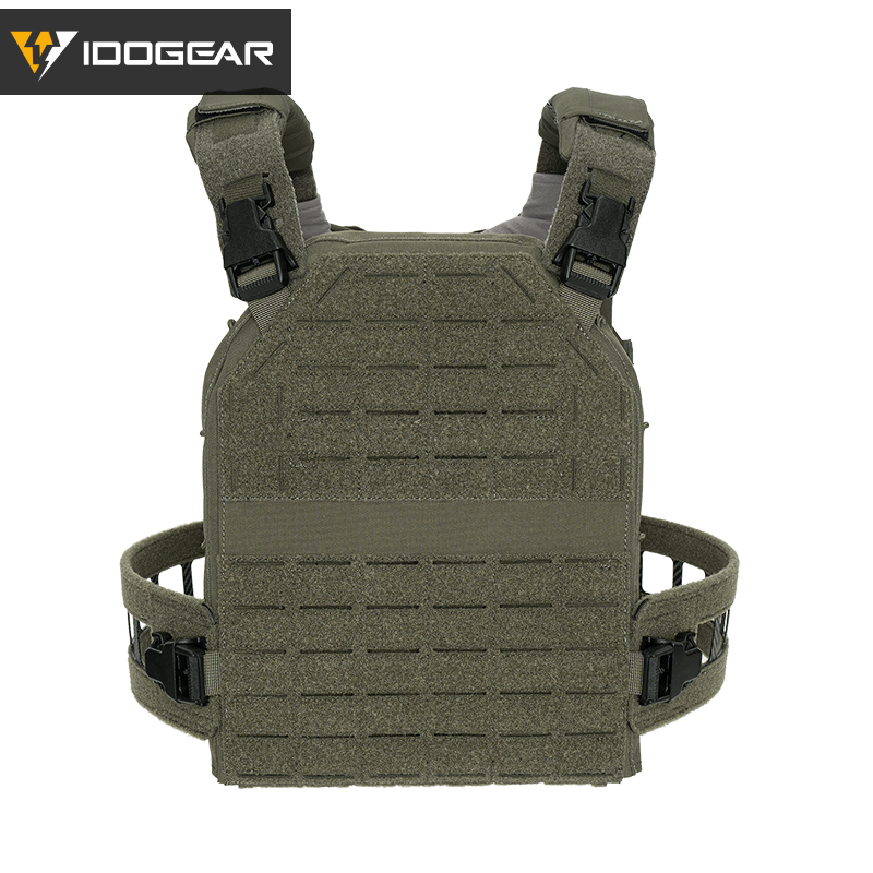 IDOGEAR Tactical Vest with Quick Release System Loop MOLLE