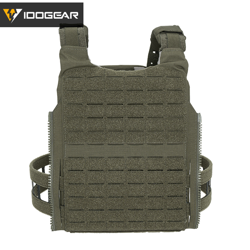 IDOGEAR Tactical Vest with Quick Release System Loop MOLLE Breathable Sweat-adsorbent Multi-function 3321