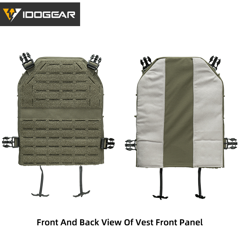 IDOGEAR Tactical Vest with Quick Release System Loop MOLLE Breathable Sweat-adsorbent Multi-function 3321