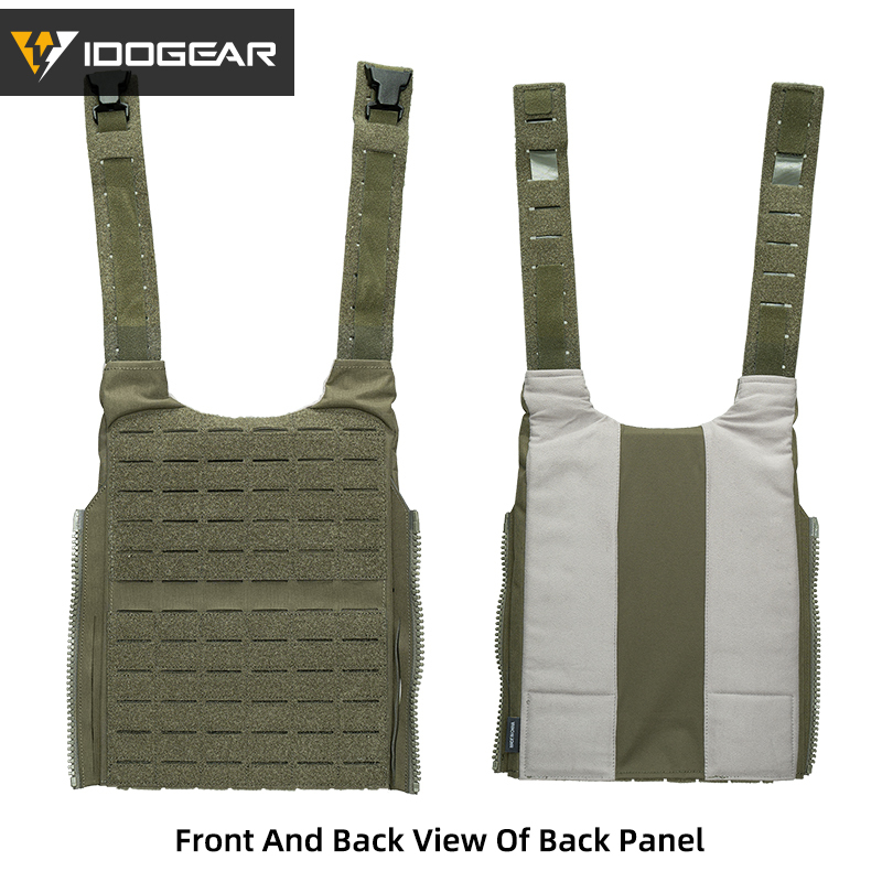 IDOGEAR Tactical Vest with Quick Release System Loop MOLLE Breathable Sweat-adsorbent Multi-function 3321