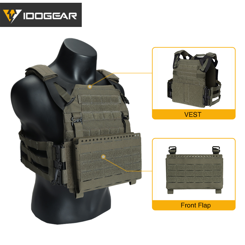 IDOGEAR Tactical 3.0 FCSK Vest Quick Release with Front Panel SS Style 3320-2Pack