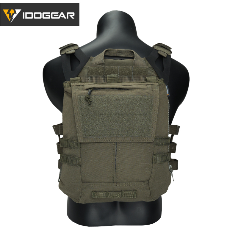 IDOGEAR Tactical JPC2.0 Vest CP Style with Zip-on Panel Pouch 3322-2Pack