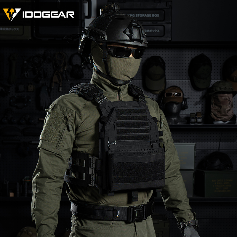 IDOGEAR Tactical G4 Vest with Quick Release Shoulder Strap Tegris Cummerbund MOLLE 3323