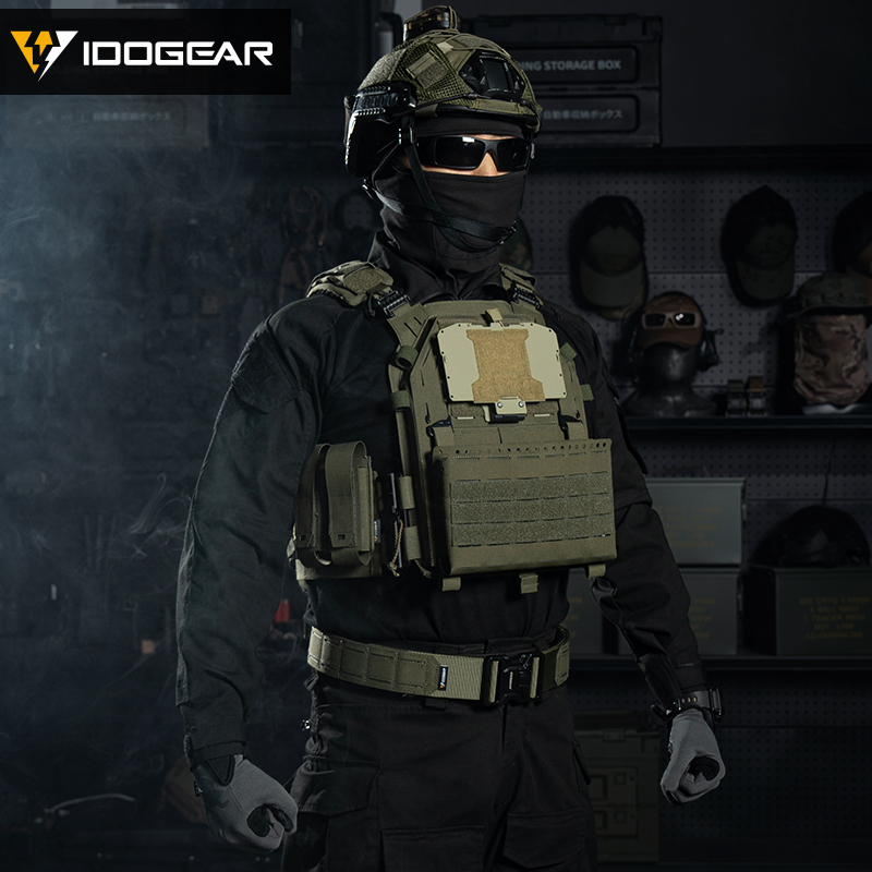 IDOGEAR Tactical G4 Vest with Quick Release Shoulder Strap Tegris Cummerbund MOLLE 3323