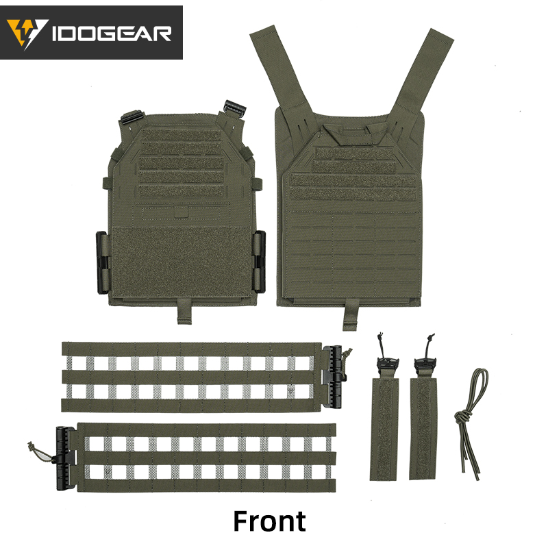 IDOGEAR Tactical G4 Vest with Quick Release Shoulder Strap Tegris Cummerbund MOLLE 3323