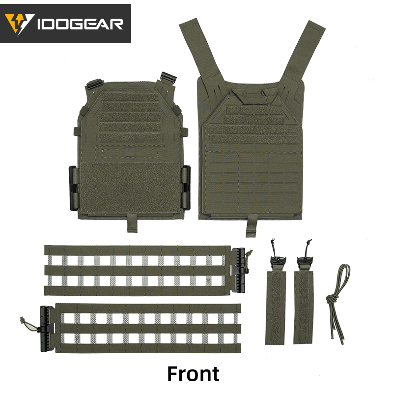 IDOGEAR Tactical G4 Vest with Quick Release Shoulder Strap Tegris Cummerbund MOLLE 3323