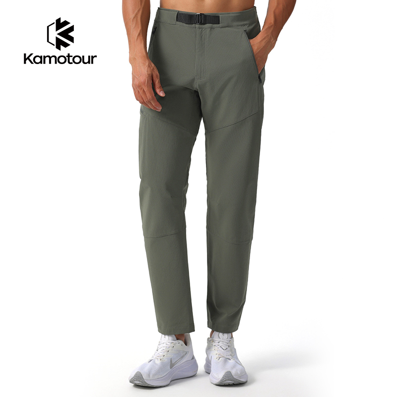 Kamotour Men's Straight Fit Stretch Cargo Pant Softshell Hiking Pants Durable&Wear-Resistant 9204