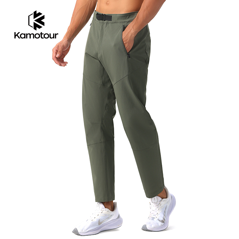 Kamotour Men's Straight-Fit Stretch Cargo Pant Softshell Hiking Pants Durable&Wear-Resistant 9204