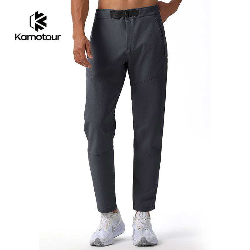 Kamotour Men's Straight-Fit Stretch Cargo Pant Softshell Hiking Pants Durable&Wear-Resistant 9204