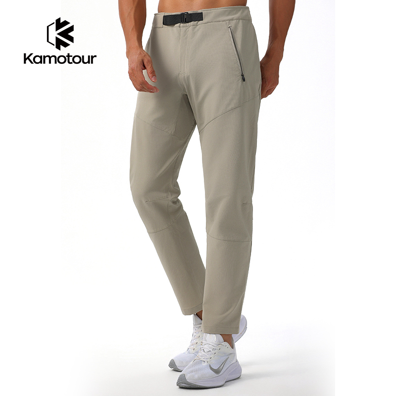 Kamotour Men's Straight-Fit Stretch Cargo Pant Softshell Hiking Pants Durable&Wear-Resistant 9204