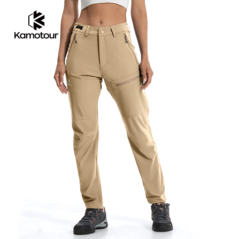 Kamotour Women's Quick-Drying Outdoor Hiking Pants Slim Fit Pants Stretch for Hiking Causal wear 9209