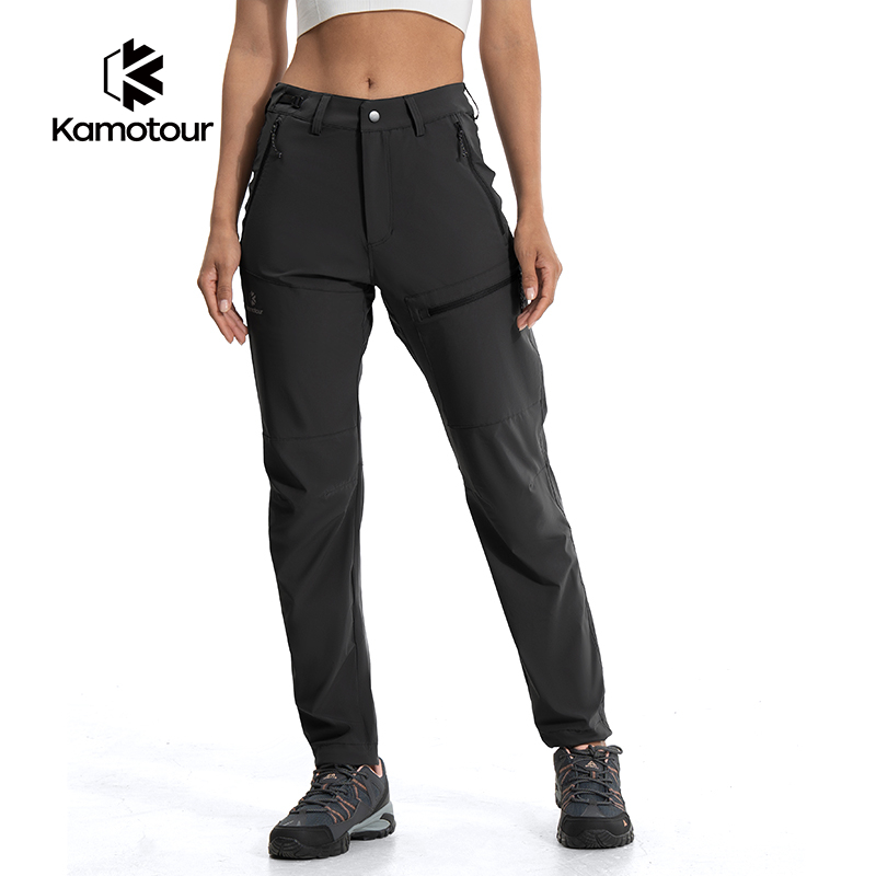 Kamotour Women's Quick-Drying Outdoor Hiking Pants Slim Fit Pants Stretch for Hiking Causal wear 9209