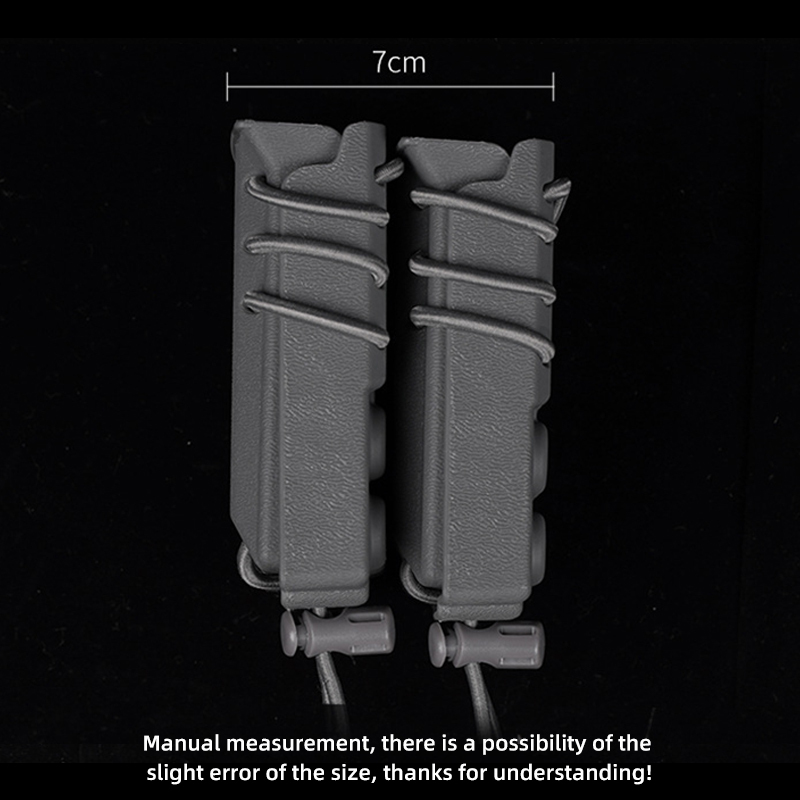 IDOGEAR Tactical Double Magazine Pouch for 5.56/.223 MOLLE Clip Versatile Mag Pouch MG-65-IDOGEAR INDUSTRIAL