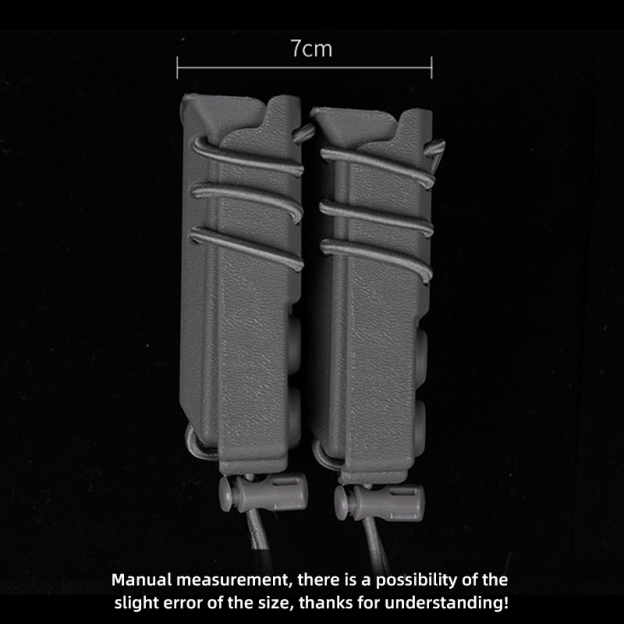 IDOGEAR Tactical Double Magazine Pouch for 5.56/.223 MOLLE Clip Versatile Mag Pouch MG-65-IDOGEAR INDUSTRIAL