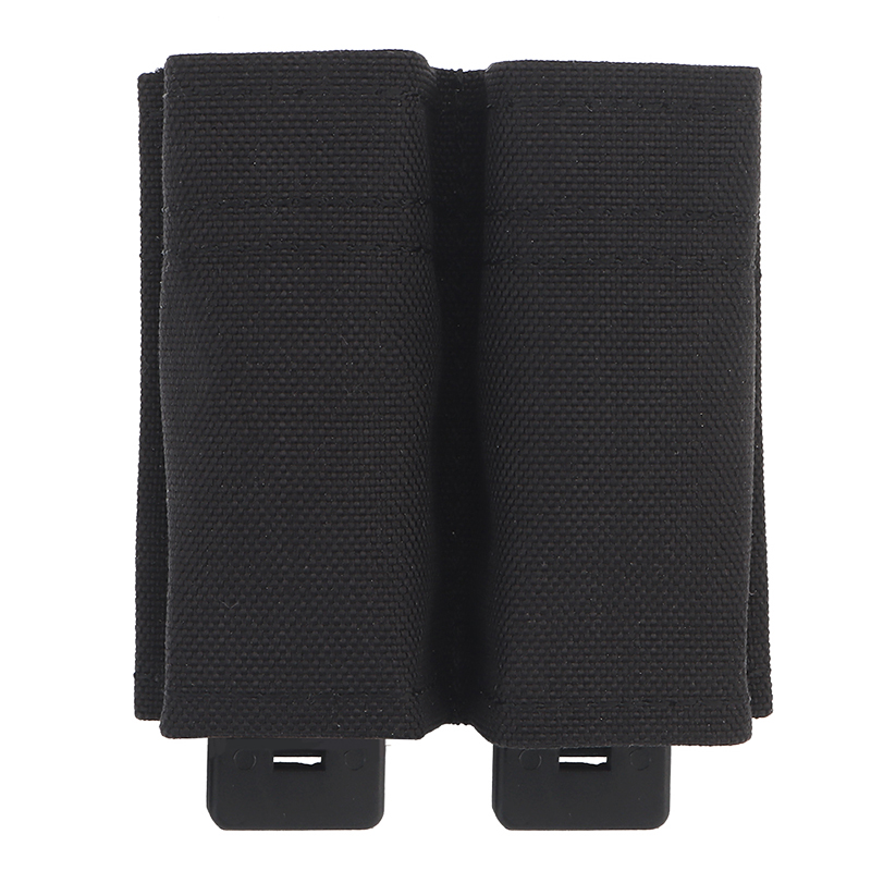 IDOGEAR Tactical Magazine Pouch Double Pistol Open Top Mag Pouch 9mm Fast Draw MOLLE Mag Carrier MG-F-04-IDOGEAR INDUSTRIAL