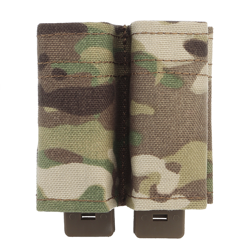 IDOGEAR Tactical Magazine Pouch Double Pistol Open Top Mag Pouch 9mm Fast Draw MOLLE Mag Carrier MG-F-04-IDOGEAR INDUSTRIAL