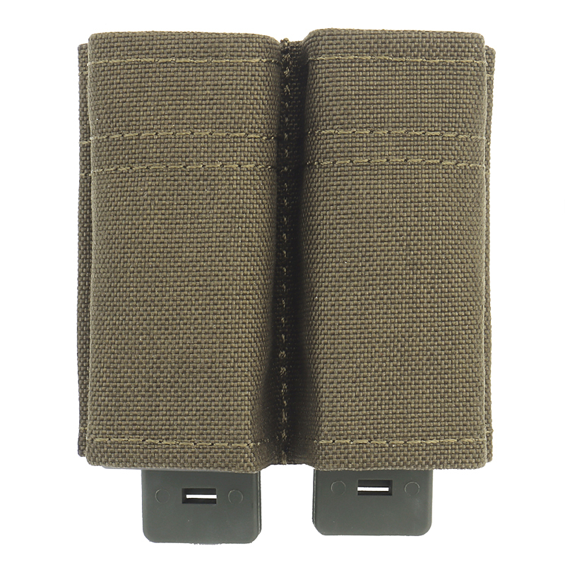 IDOGEAR Tactical Magazine Pouch Double Pistol Open Top Mag Pouch 9mm Fast Draw MOLLE Mag Carrier MG-F-04-IDOGEAR INDUSTRIAL