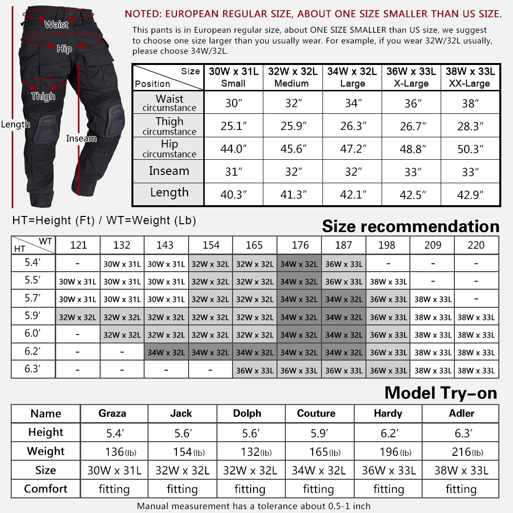 IDOGEAR Men's G3 Tactical Pants with Knee Pads Rapid Assault Camo Trousers move flexibly 3201