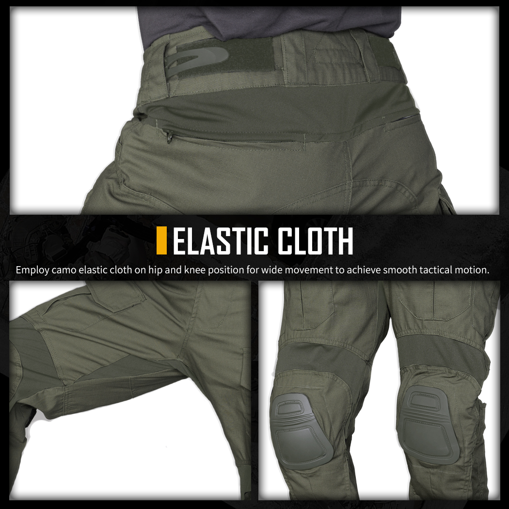 IDOGEAR Tactical Combat Shirt & Pants Set Multicam Uniform