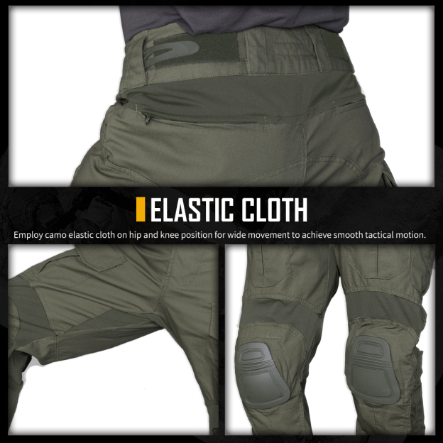 IDOGEAR G3 Sport Pants with Knee Pads Men Pants For Outdoor Training Trousers 3205