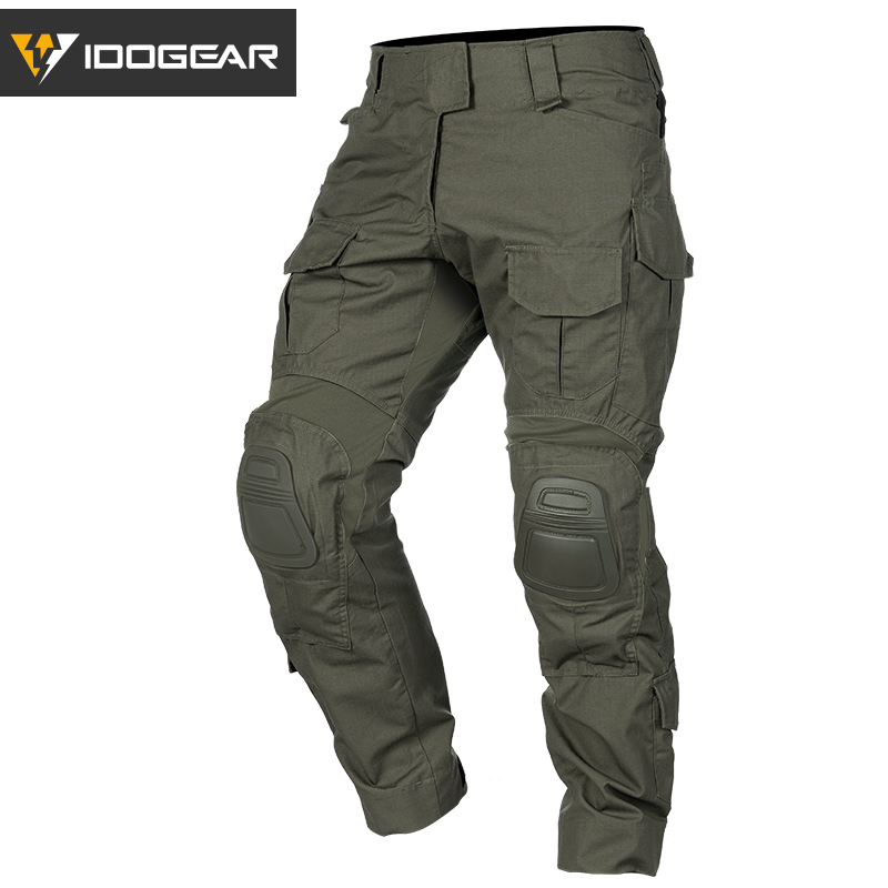 IDOGEAR Tactical G3 Suit Shirt & Pants Knee Pads Update Version Men's  Uniforms 3004