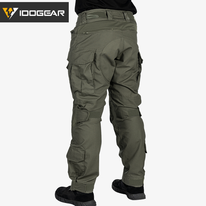 IDOGEAR Tactical G3 Suit Shirt & Pants Knee Pads Update Version Men's  Uniforms 3004