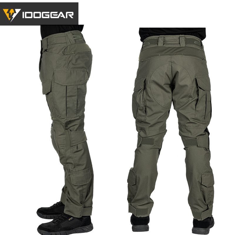 IDOGEAR Tactical G3 Suit Shirt & Pants Knee Pads Update Version Men's  Uniforms 3004