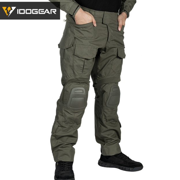 IDOGEAR Tactical G3 Suit Shirt & Pants Knee Pads Update Version Men's  Uniforms 3004