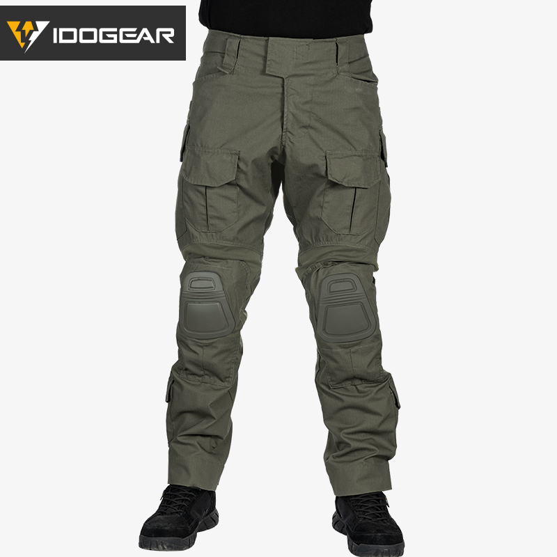 IDOGEAR Tactical G3 Suit Shirt & Pants Knee Pads Update Version Men's  Uniforms 3004