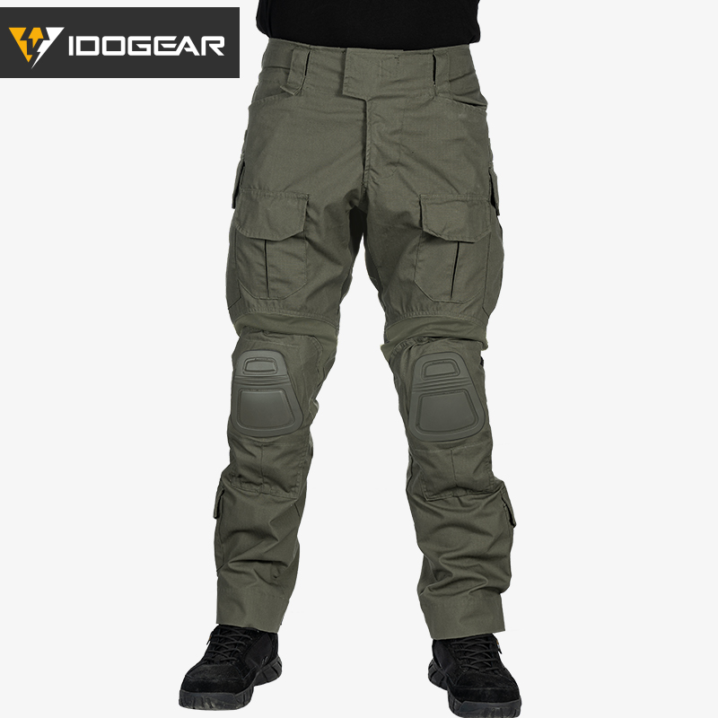 IDOGEAR G3 Combat Pants with Knee Pads Multicam Men Pants For Hunting, Paintball Camo Trousers 3205-IDOGEAR INDUSTRIAL