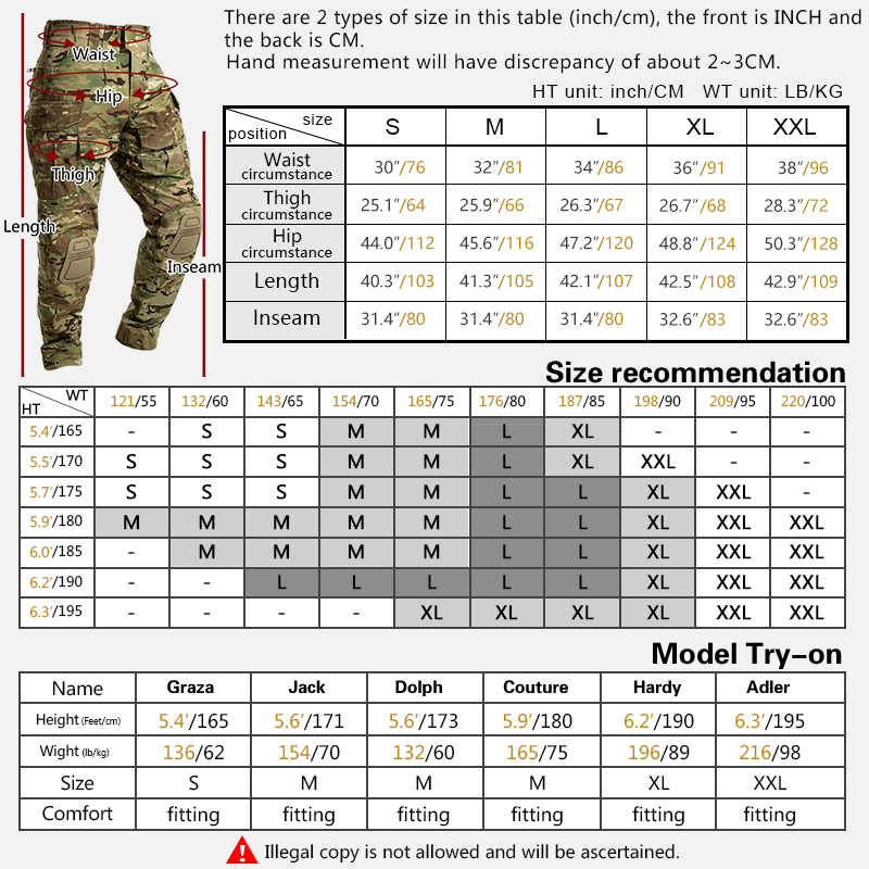 3218 IDOGEAR Tactical Pant with Original Fabric
