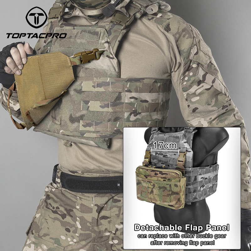 TOPTACPRO RhinoTactical Vest XN Quick Release Plate Carrier Military MOLLE Combat Vest 8302