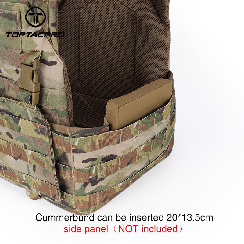 TOPTACPRO RhinoTactical Vest XN Quick Release Plate Carrier Military MOLLE Combat Vest 8302