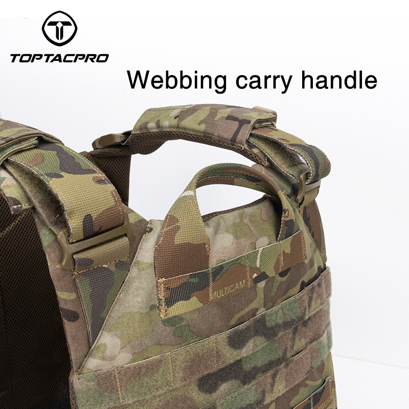 TOPTACPRO RhinoTactical Vest XN Quick Release Plate Carrier Military MOLLE Combat Vest 8302
